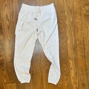 SAGE Collective White Sweatpants M